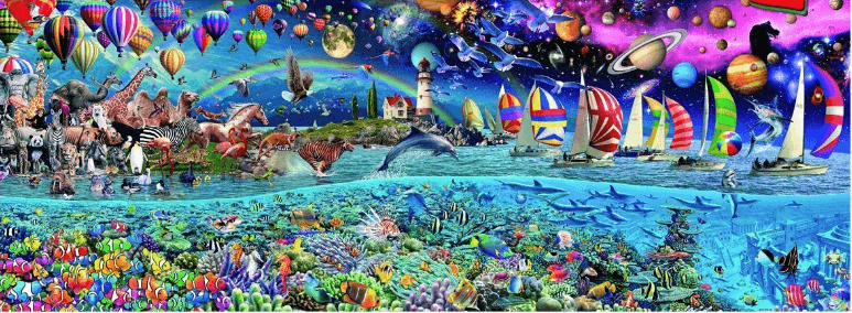 La Vie, le plus grand puzzle du monde (24.000 pièces)